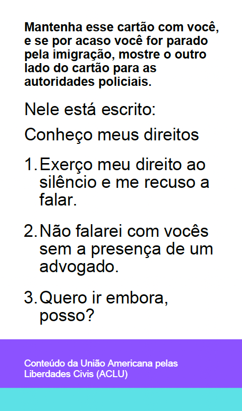 Conheço meus direitos